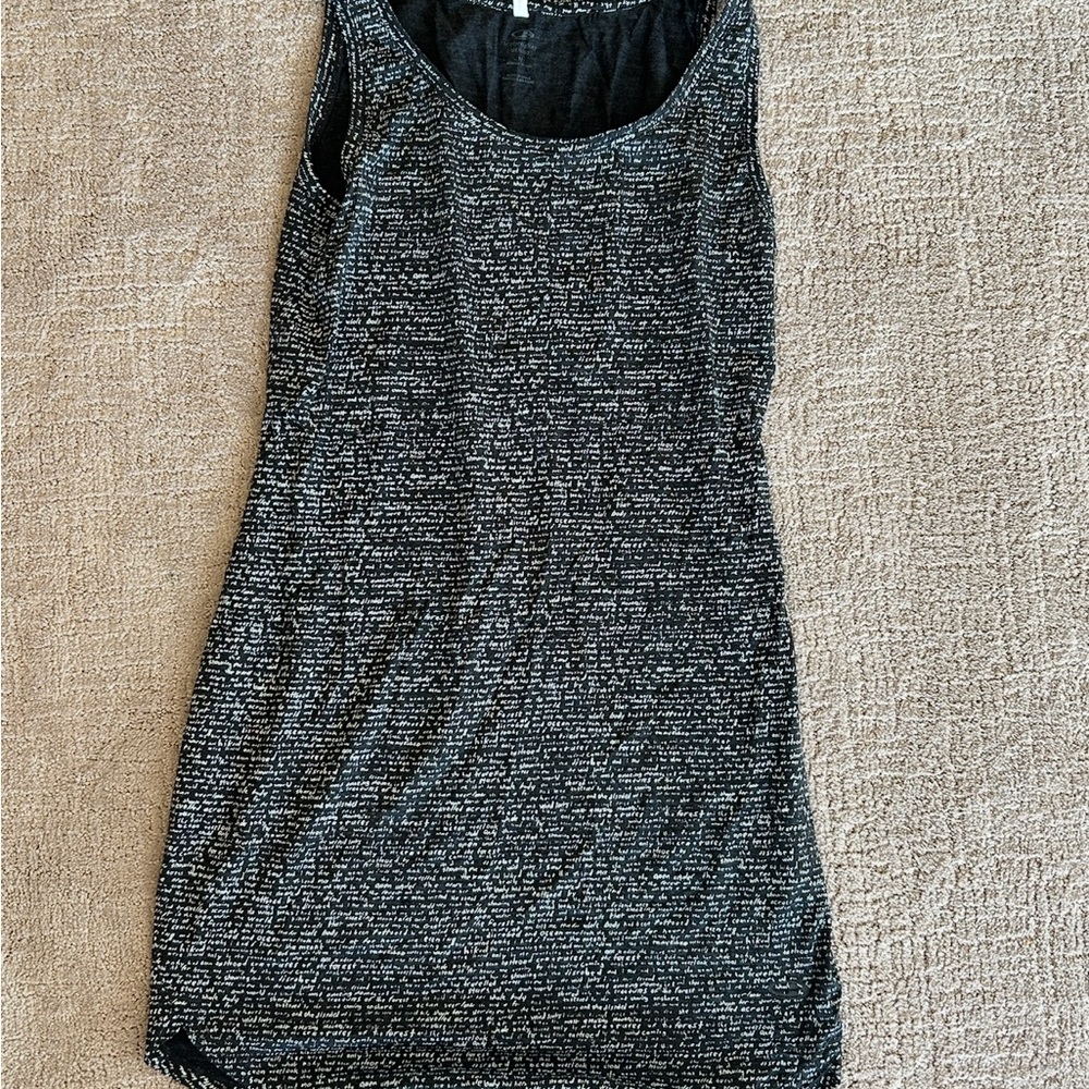 Icebreaker Black and Gray Mini Dress